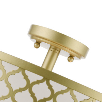 Arabesque Three Light Semi-Flush Mount (41109-33)