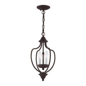 Home Basics Three Light Mini Chandelier/Ceiling Mount (4170-07)