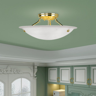 Oasis Three Light Ceiling Mount (4274-02)