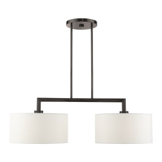 Meridian Two Light Linear Chandelier (45492-46)