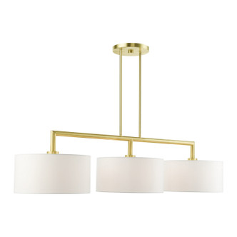 Meridian Three Light Linear Chandelier (45493-12)