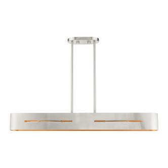 Ravena Four Light Linear Chandelier (45767-91)