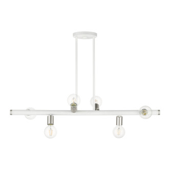 Bannister Six Light Linear Chandelier (45866-03)