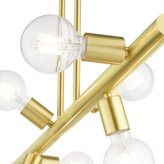 Bannister Six Light Linear Chandelier (45866-12)