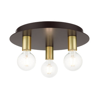Hillview Three Light Flush Mount (45873-07)