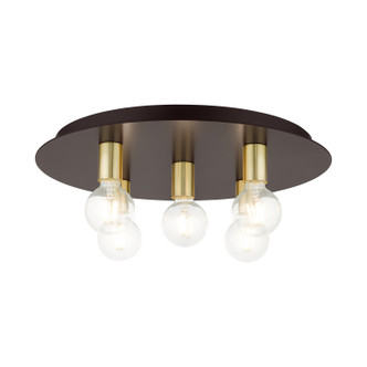 Hillview Five Light Flush Mount (45875-07)