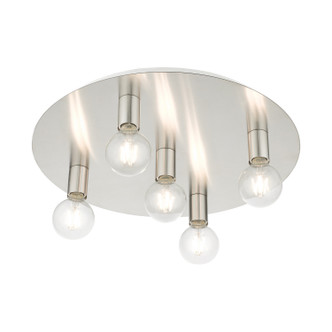 Hillview Five Light Flush Mount (45875-91)