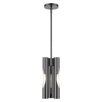 Livex Lighting - 45913-46 - Three Light Chandelier - Acra - Black Chrome