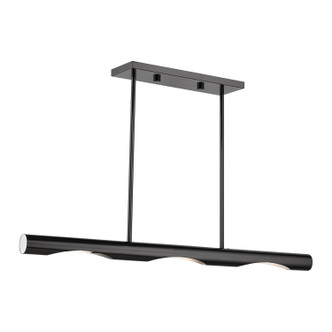 Acra Three Light Linear Chandelier (45917-46)