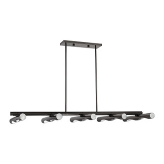 Acra Ten Light Linear Chandelier (45918-46)