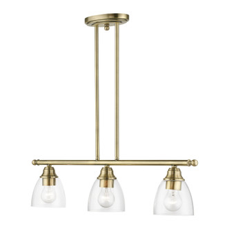 Montgomery Three Light Linear Chandelier (46337-01)