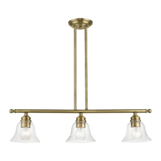 Moreland Three Light Linear Chandelier (46487-01)