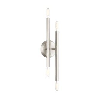 Livex Lighting - 46771-91 - Four Light Wall Sconce - Soho - Brushed Nickel