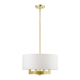 Livex Lighting - 48784-12 - Four Light Chandelier - Cresthaven - Satin Brass