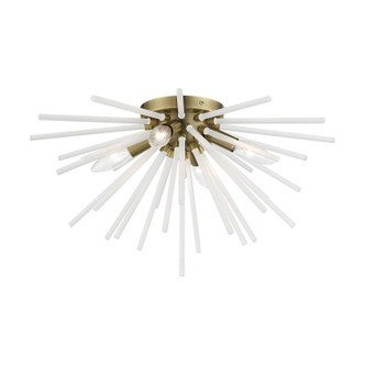 Uptown Four Light Flush Mount (48820-01)