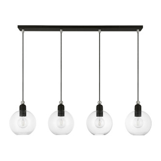 Downtown Four Light Linear Chandelier (48976-04)
