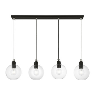 Downtown Four Light Linear Chandelier (48976-04)