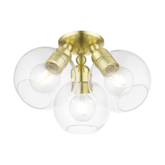 Downtown Three Light Semi-Flush Mount (48978-12)