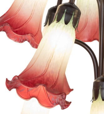 Seafoam/Cranberry 12 Light Floor Lamp (185080) Seafoam/Cranberry 12 Light Floor Lamp (185080)