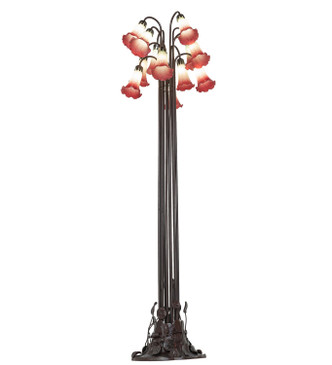 Seafoam/Cranberry 12 Light Floor Lamp (185080)