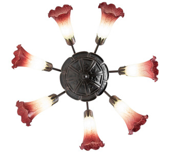 Tiffany Pond Lily Seven Light Chandelier (185085)