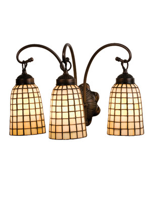Meyda Tiffany - 18647 - Three Light Wall Sconce - Terra Bone - Antique
