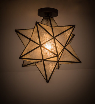 Moravian Star One Light Flushmount (186688)
