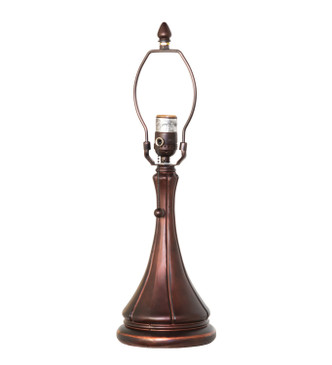 Meyda Tiffany - 18819 - One Light Table Base - Fluted - Mahogany Bronze