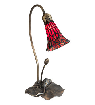 Stained Glass Pond Lily One Light Accent Lamp (188683)