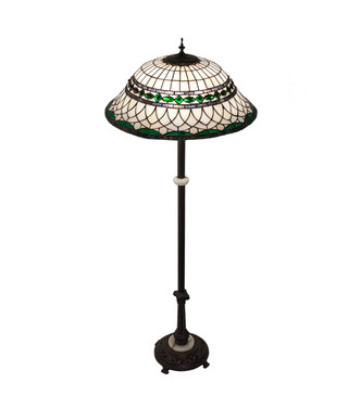Tiffany Roman Three Light Floor Lamp (189107)