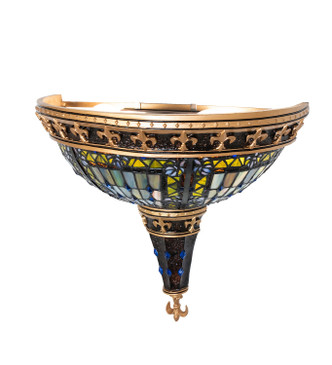 Fleur-De-Lis Two Light Wall Sconce (19819)
