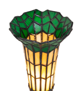 Stained Glass Pond Lily 7.5"Mini Lamp (20230)