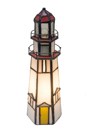 Meyda Tiffany - 20536 - One Light Accent Lamp - the Lighthouse on - Dark Roast