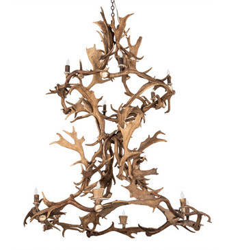 Antlers 12 Light Chandelier (212274)