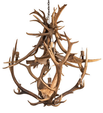 Antlers Ten Light Chandelier (212275)