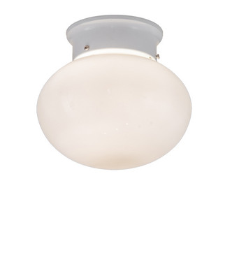Meyda Tiffany - 214386 - One Light Flushmount - Bola - White