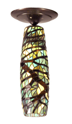 Meyda Tiffany - 21558 - 10Pendant - Branch & Sky - Craftsman Brown