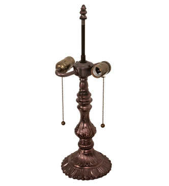 Meyda Tiffany - 216629 - Two Light Table Lamp - Shell - Mahogany Bronze