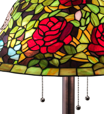 Tiffany Rosebush Three Light Floor Lamp (216879) Tiffany Rosebush Three Light Floor Lamp (216879)