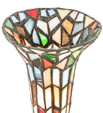Stained Glass Pond Lily One Light Mini Lamp (225851)