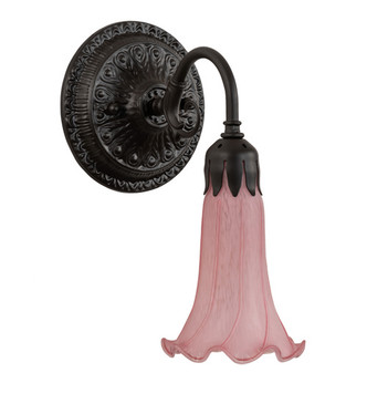 Pink One Light Wall Sconce (227736)