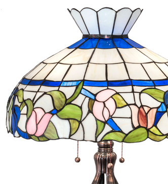 Rose Vine Three Light Table Lamp (228803)