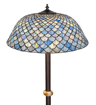 Tiffany Fishscale Three Light Floor Lamp (229070)