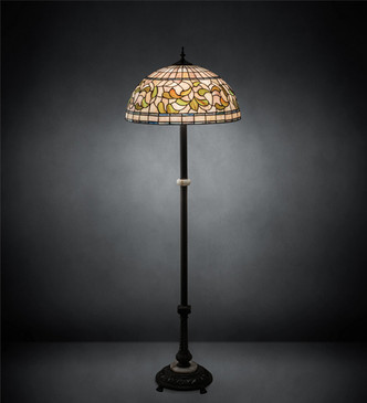 Tiffany Turning Leaf Three Light Floor Lamp (229125) Tiffany Turning Leaf Three Light Floor Lamp (229125)