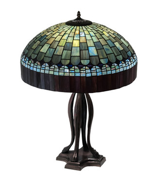 Tiffany Candice Three Light Table Lamp (229128)