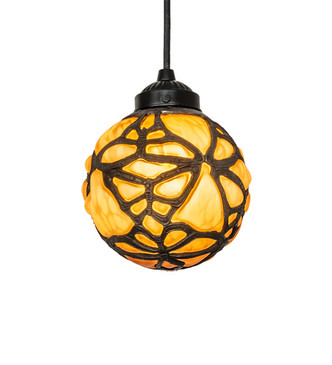 Meyda Tiffany - 230028 - One Light Pendant - Castle - Dark Bronze