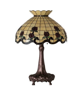 Roseborder Three Light Table Lamp (230474)