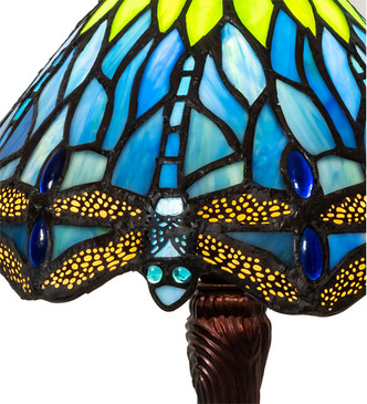 Tiffany Hanginghead Dragonfly One Light Table Lamp (230981)