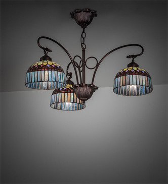 Tiffany Candice Three Light Chandelier (231065)