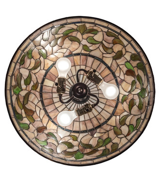 Tiffany Turning Leaf Three Light Pendant (232183) Tiffany Turning Leaf Three Light Pendant (232183)